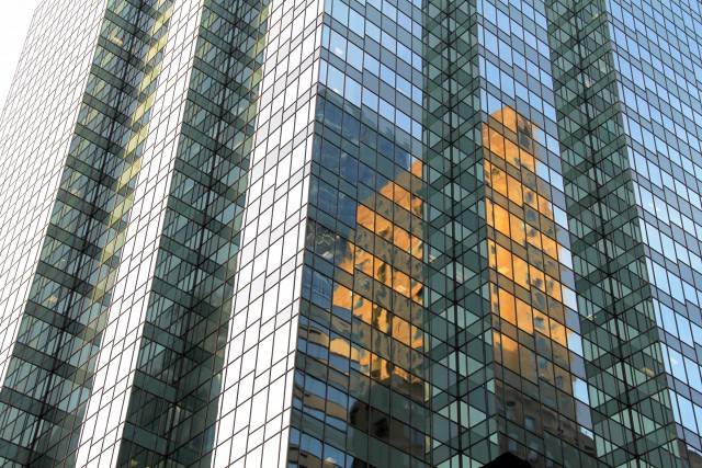 Reflection glass building 640x427